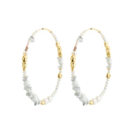 PILGRIM Ohrringe Kreolen- Ohrstecker, Hoops, FORCE, in Gold