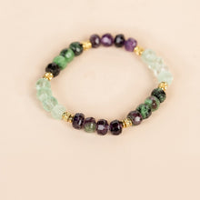 Lade das Bild in den Galerie-Viewer, MUJA JUMA Armband My Heritage, Amwthyst, in Gold
