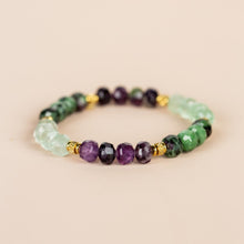 Lade das Bild in den Galerie-Viewer, MUJA JUMA Armband My Heritage, Amwthyst, in Gold
