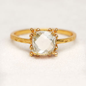 MUJA JUMA Ring Lucky moments, Topas, in Gold