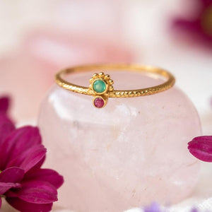 MUJA JUMA Ring Chamomile, in Gold