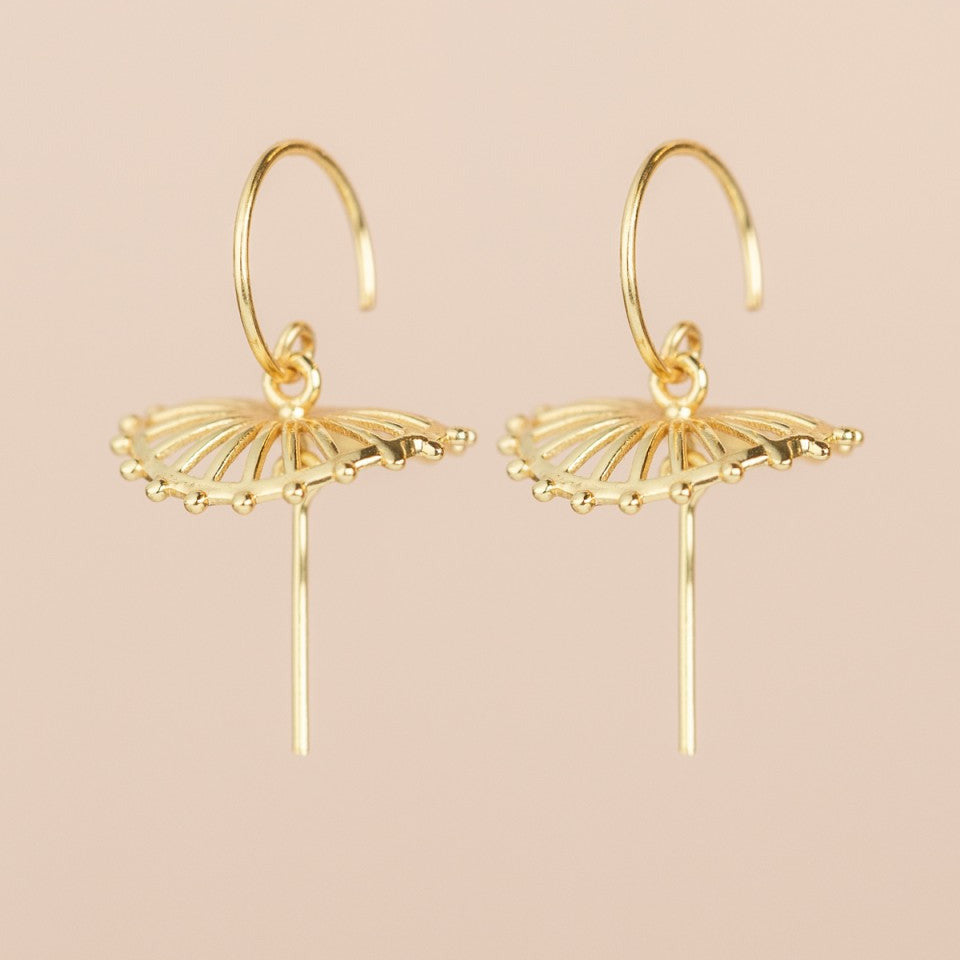 MUJA JUMA Ohrringe DRAGONFLY, in Gold