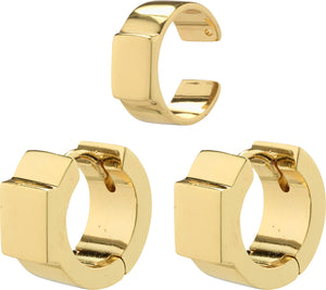 PILGRIM Ohrringe FRIENDS, HOOPS & CUFF