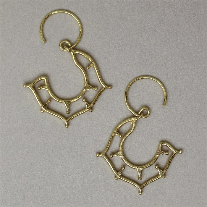 MUJA JUMA Ohrringe CREOLE, in Gold