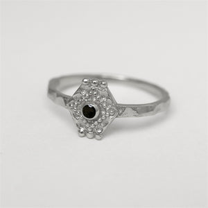 MUJA JUMA Ring ETHIC HEXAGON, in Silber, Gr. 56