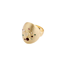 Lade das Bild in den Galerie-Viewer, PILGRIM Ring EMPATHY verstellbar, in Gold
