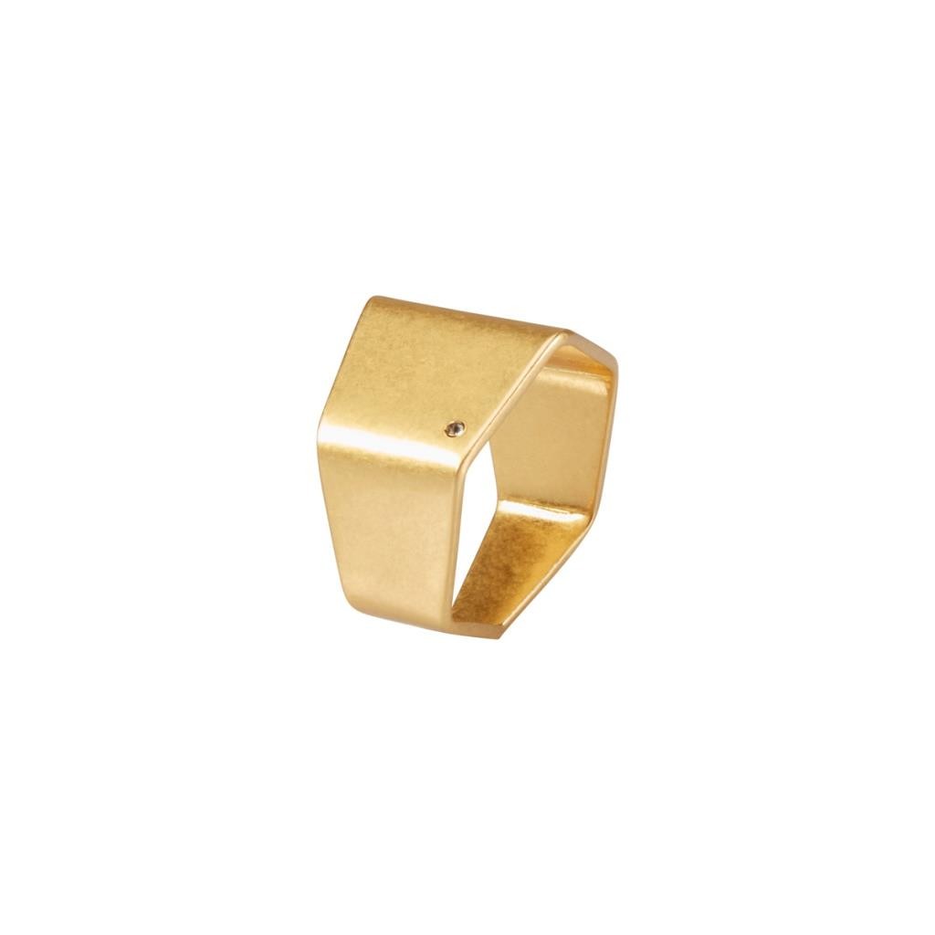 SENCE Copenhagen Ring SHADOW, in Gold, Gr. 56