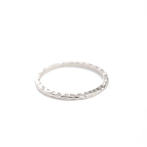 MUJA JUMA Ring FLAT DOTS, in Silber, Gr.54