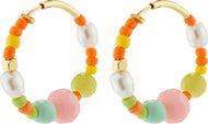 PILGRIM Ohrringe Creolen, Hoops AUBRIE, in Gold