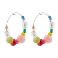 PILGRIM Ohrringe Creolen, Hoops AUBRIE, in Silber