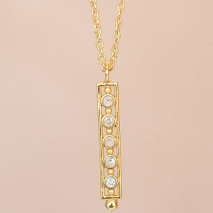 MUJA JUMA Kette Arcene, Topaz, in Gold