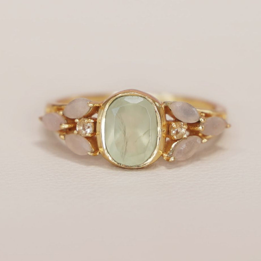MUJA JUMA Ring AURA, 9 Stone, in Gold- Gr.58