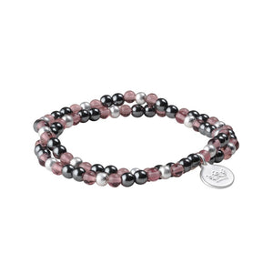 SENCE Copenhagen Armband DIVERSITY Beads, Hämatit, in Silber