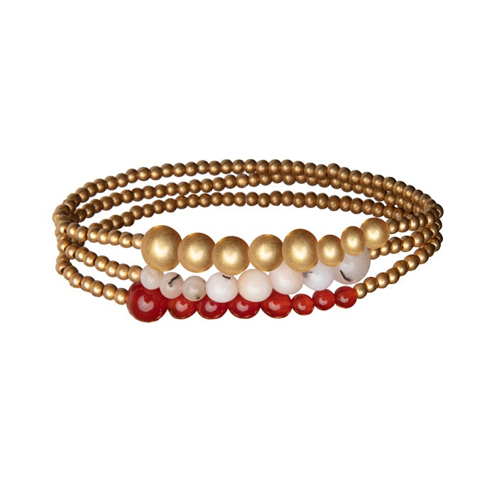 SENCE Copenhagen Armband- Set SERENITY, in Gold