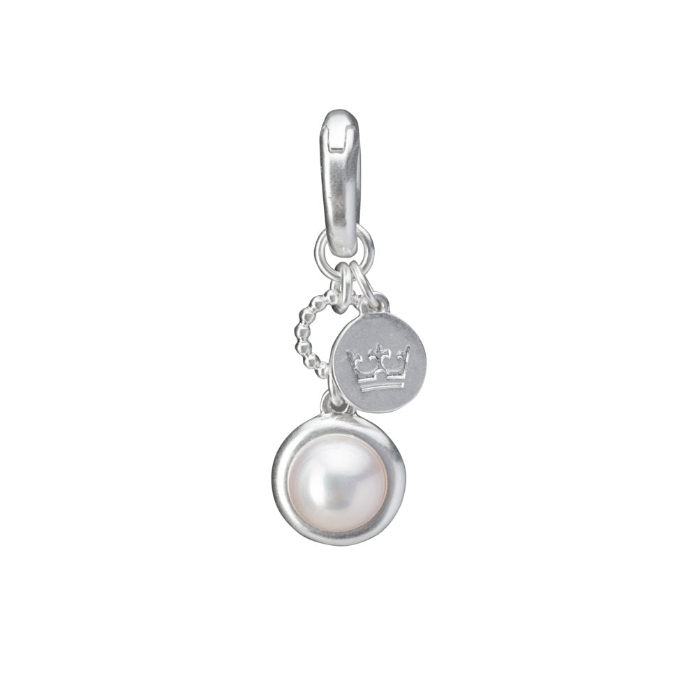 SENCE Copenhagen Anhänger Charm PEARL WHITE, in Silber