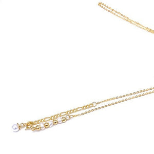 GLAM & GLORY Halskette Pearly Y-Necklace, in Gold