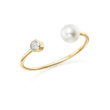 Lade das Bild in den Galerie-Viewer, GLAM &amp; GLORY Ring Dream Pearl, in Gold, Gr.56
