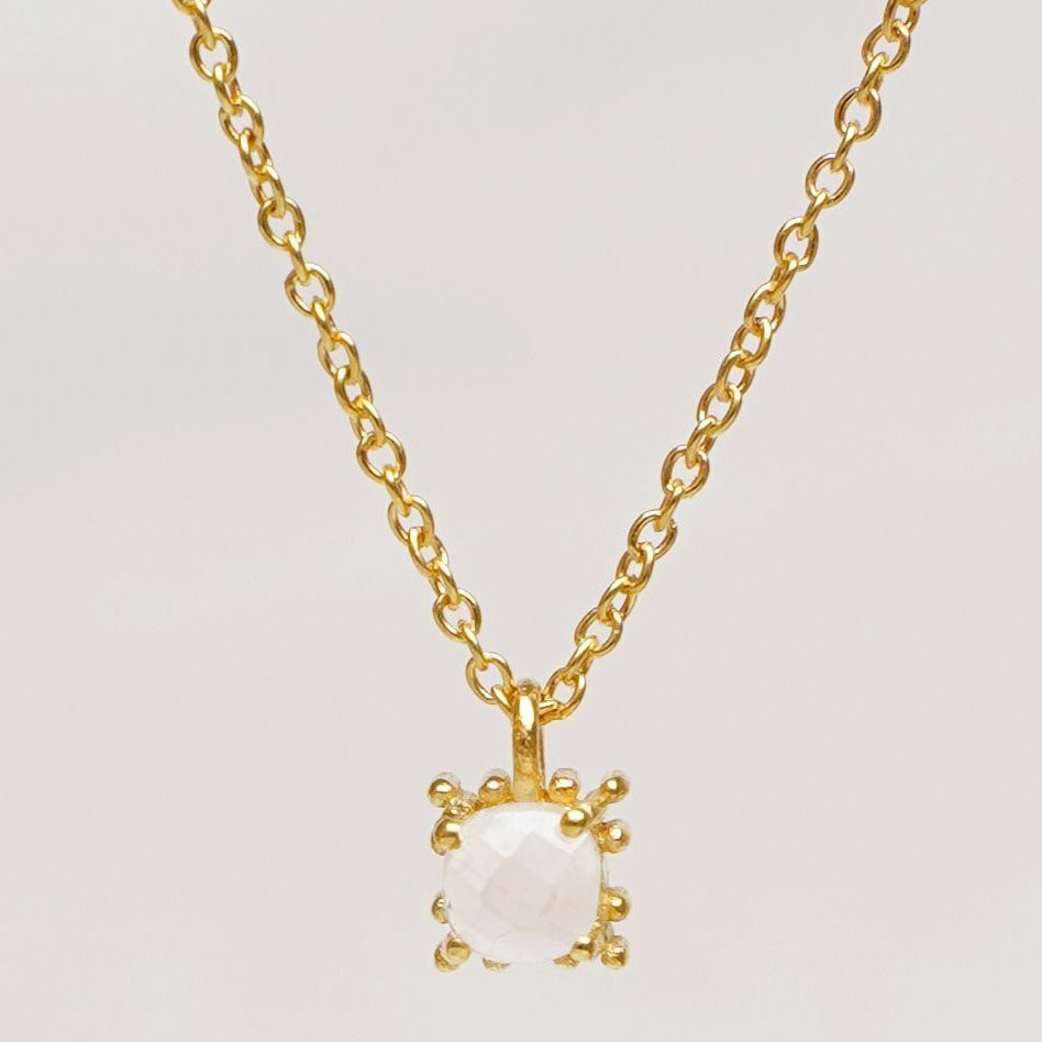 MUJA JUMA Kette Moonstone, in Gold