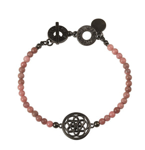 SENCE Copenhagen Armband ORN, Rodochrosit, in Hämatit