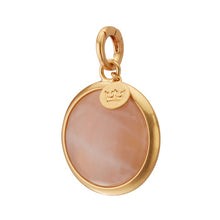 Lade das Bild in den Galerie-Viewer, SENCE Copenhagen Anhänger Charm THE MIX, Rosenquarz, In Gold
