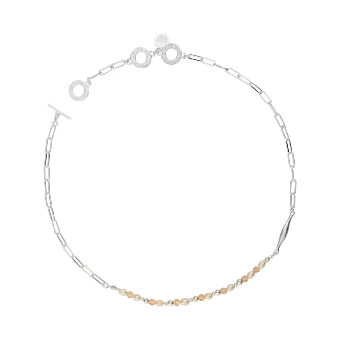 SENCE Copenhagen Kette PEARLS, Perlen, in Silber