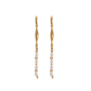 SENCE Copenhagen Ohrringe PEARLS Freshperl, in Gold