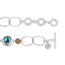 Lade das Bild in den Galerie-Viewer, SENCE Copenhagen Armband MORE, Opal-Glas, in Silber
