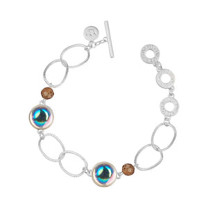 SENCE Copenhagen Armband MORE, Opal-Glas, in Silber